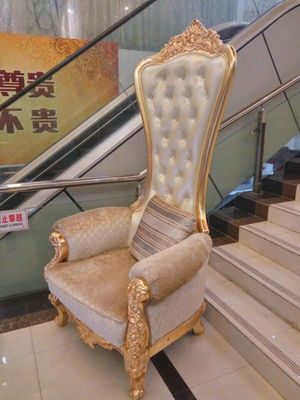 Königlicher Luxuskönig Queen Throne Chairs