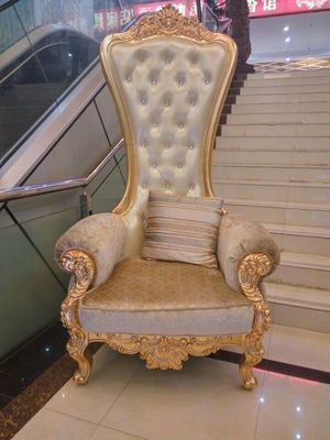 Königlicher Luxuskönig Queen Throne Chairs