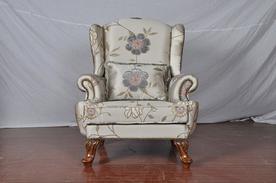 Eleganter blauer klassischer Sessel