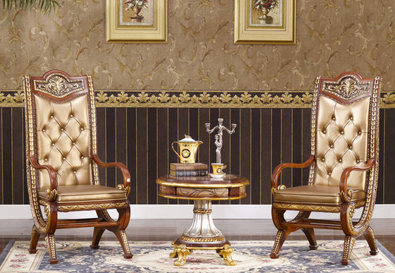 ISO14001 Living Room Hotel High Density Sponge Velvet Leisure Chair Single Small Sofa