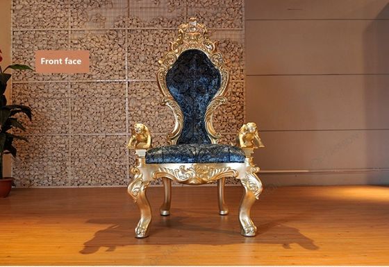 SGS Blue Event Banquet Children Kids King And Queen Chairs For Wedding Party Hotel