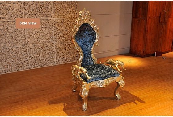 SGS Blue Event Banquet Children Kids King And Queen Chairs For Wedding Party Hotel