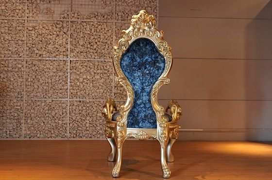 SGS Blue Event Banquet Children Kids King And Queen Chairs For Wedding Party Hotel