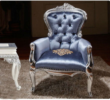 Hall Commercial Antique Hotel Furniture, der italienischen barocken Stuhl 73*70*108cm schnitzt