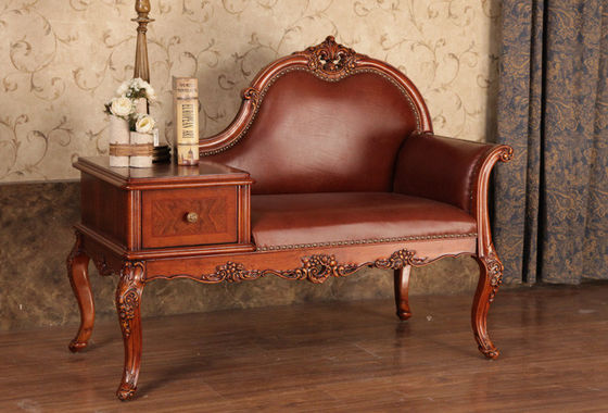Salon Modern Simple Luxury Chaise Lounge Velvet Fabric Vintage Telephone Chair