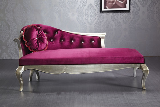 Italienische Art Luxus-Chaise Lounge Solid Wood Hand schnitzte Wagen 1865*820*840mm