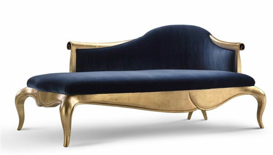 Italienische Art Luxus-Chaise Lounge Solid Wood Hand schnitzte Wagen 1865*820*840mm