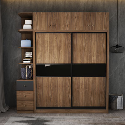 Schiebetür-hölzerne Kleidungs-Garderobe