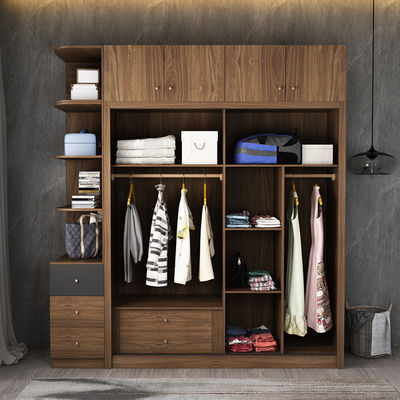 Schiebetür-hölzerne Kleidungs-Garderobe