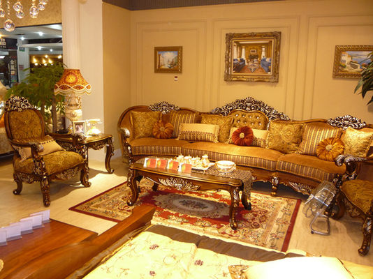 Antiker barocker königlicher Sofa Sets
