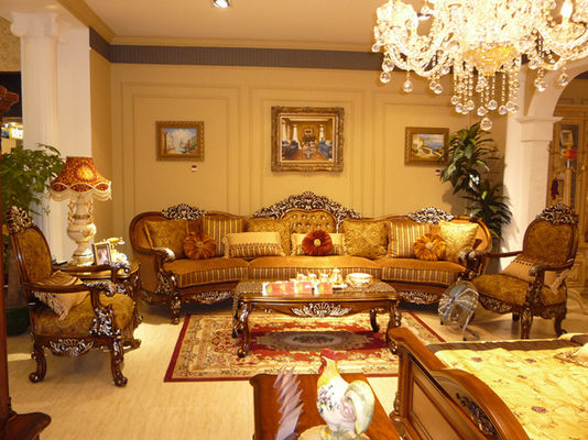Antiker barocker königlicher Sofa Sets