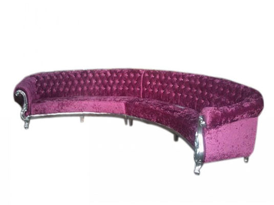 Klassische Wohnzimmer-Möbel hölzerner Luxus-Sofa Ombination L-förmiger Sofa Recliner