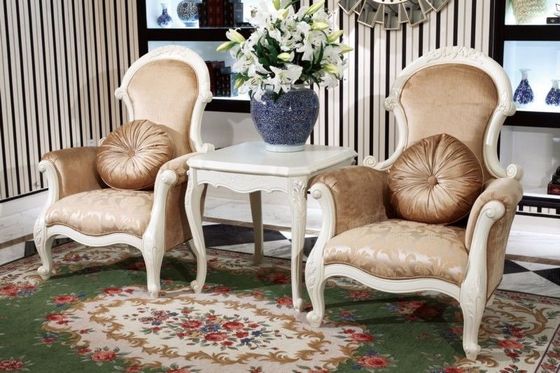 Gewebe-moderner klassischer Freizeit-Lehnsessel einzelner Sofa Chair Hotel Cafe Home, der Aufenthaltsraum speist